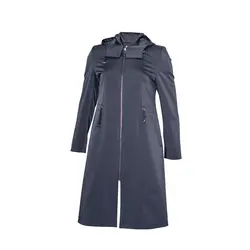 بارانی زنانه کلاه سرخود کمردار زیپدار