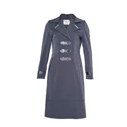 بارانی زنانه یقه انگلیسی آستین فلز