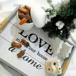 قندان بلوط سرامیکی رنگ سفید