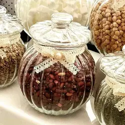 بانکه سه تایی شیشه ضخیم و درب واشردار
