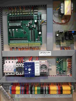 تابلوی آسانسوری هیدرولیک سه فاز با فرود اضطراری و سخنگو | محیا الکترونیک