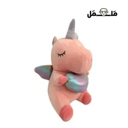 عروسک پولیشی تک شاخ قلب به دست | فروشگاه اینترنتی ململ