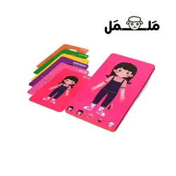 پازل آموزشی اعضای بدن دختر (دوزبانه) | فروشگاه اینترنتی ململ