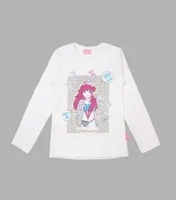 بلوز بچگانه بانی نو طرح شطرنجی و پولک