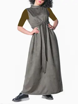 پیراهن بلند مانسین کد p90-5