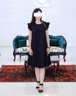 پیراهن زنانه عاطی مدل عروسکی