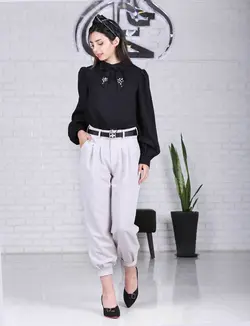 شومیز عاطی مدل یقه پاپیون