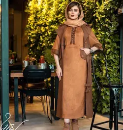 پالتو چرم قهوه ای سوییت ترک