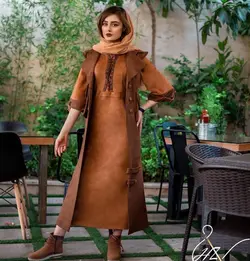 پالتو چرم قهوه ای سوییت ترک