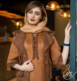 پالتو چرم قهوه ای سوییت ترک