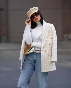 پالتو کتی شانل کرم ترک