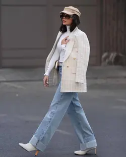 پالتو کتی شانل کرم ترک