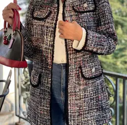 پالتو کتی شانل کرم ترک