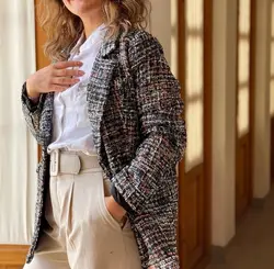 پالتو کتی شانل کرم ترک