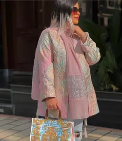 مانتو ژاکارد، قیمت و خرید زیباترین و جدیدترین مدل های مانتو ژاکارد مجلسی ترک