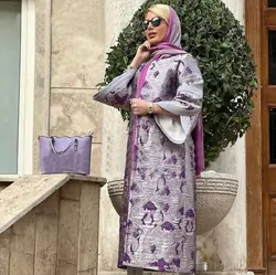 مانتو ژاکارد، قیمت و خرید زیباترین و جدیدترین مدل های مانتو ژاکارد مجلسی ترک