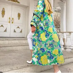 مانتو ژاکارد، قیمت و خرید زیباترین و جدیدترین مدل های مانتو ژاکارد مجلسی ترک