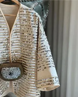 مانتو آینه کاری فاخر هندی