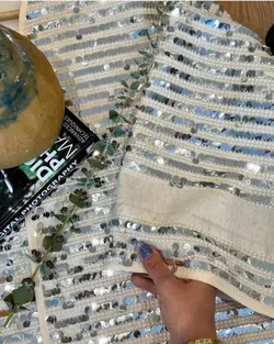 مانتو آینه کاری فاخر هندی