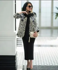 مانتو کتی جذاب و لاکچری مخمل سوزندوزی ترک