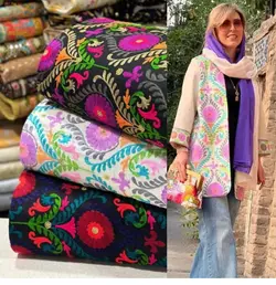 مانتو مخمل سوزندوزی