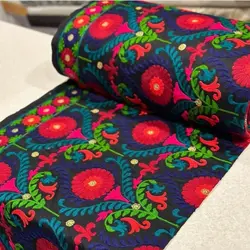 مانتو مخمل سوزندوزی