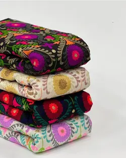 مانتو مخمل سوزندوزی