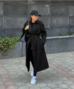 بارانی شیک و جذاب و لاکچری کتان zara