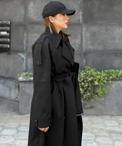 بارانی شیک و جذاب و لاکچری کتان zara