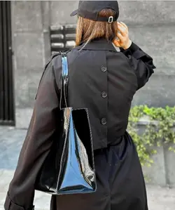 بارانی شیک و جذاب و لاکچری کتان zara