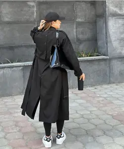 بارانی شیک و جذاب و لاکچری کتان zara