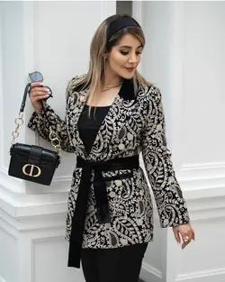 کت ترمه مخمل سوزندوزی شده ترک