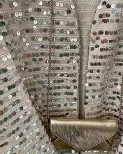 مانتو لینن پولک دوزی شیک و لاکچری مجلسی ترک