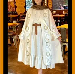 مانتو مجلسی لینن بخارادوزی