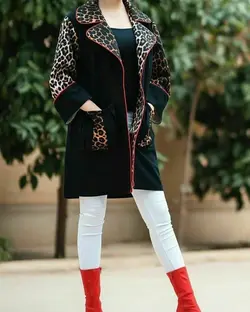 مانتو پلنگی ژاکارد اورجینال ترک manto palangi