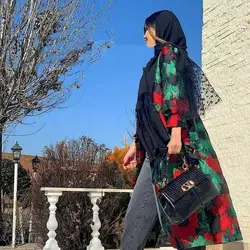 مانتو ژاکارد ترک