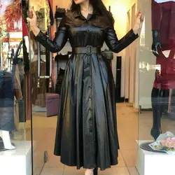 پالتو بارانی چرم اورجینال ترک