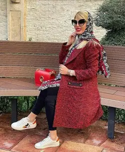 پالتو شانل قرمز اورجینال ترک