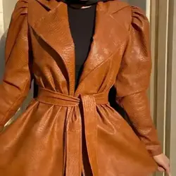 پالتو چرم پوست ماری اورجینال ترک