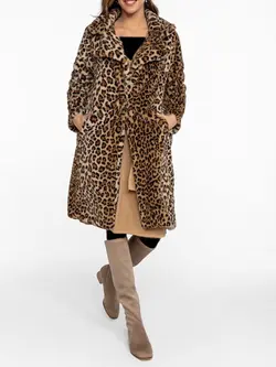 پالتو پلنگی زنانه ترک