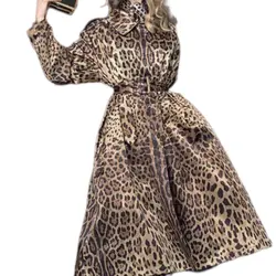 پالتو پلنگی زنانه ترک