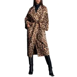 پالتو پلنگی زنانه ترک