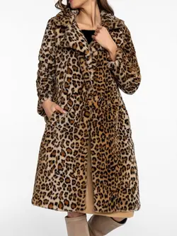 پالتو پلنگی زنانه ترک