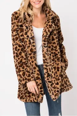 پالتو پلنگی زنانه ترک