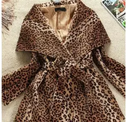 پالتو پلنگی زنانه ترک