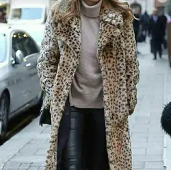 پالتو پلنگی زنانه ترک