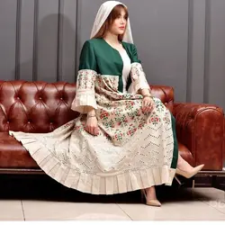 مانتو شیک مزونی سوزن دوزی اورجینال ترک