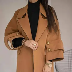 پالتو فوتر شتری و مشکی کوتاه زنانه ترک