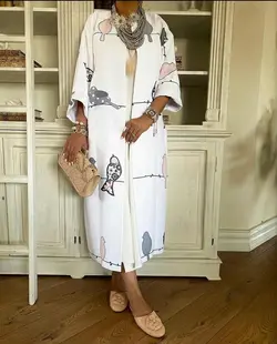 مانتو ژاکارد خنک ترک