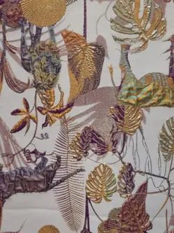 مانتو تور لیزرکات و کرپ رنگارنگ گلدار برجسته ترک